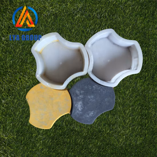 Paver Plastic Pavement Rubber Block Make Precast Concrete Paving Slab Mould Pave Stone Mold for Tile Production
