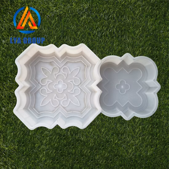 Paver Plastic Pavement Rubber Block Make Precast Concrete Paving Slab Mould Pave Stone Mold for Tile Production